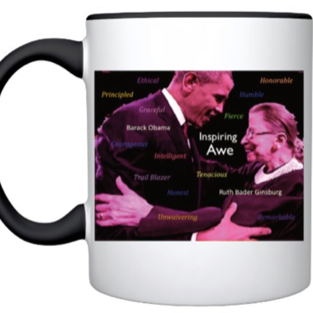 Barack Obama & Ruth Bader Ginsberg 11 oz. mug